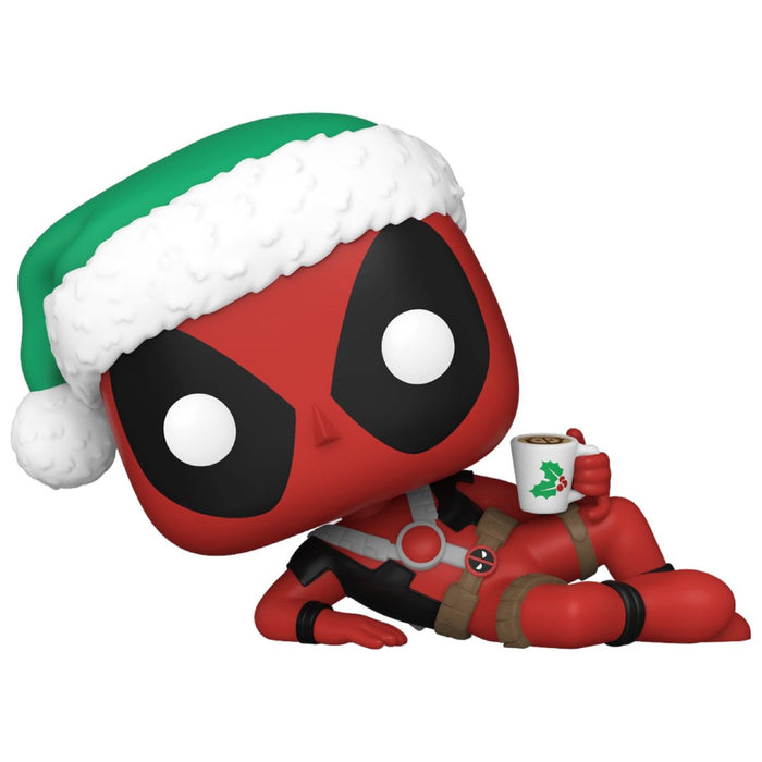 Figurina Funko Pop! Marvel Holiday S4 - Deadpool with Hot Cocoa