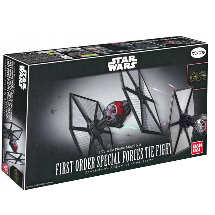 Set de Constructie Bandai Star Wars - First Order Special Forces TIE Fighter