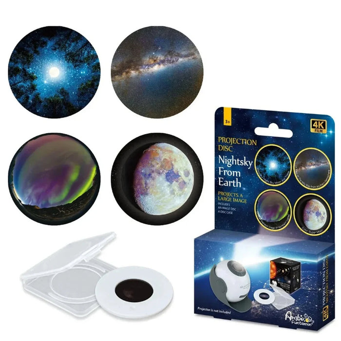 Set de 4 discuri de proiectie - Cerul noptii vazut de pe Pamant