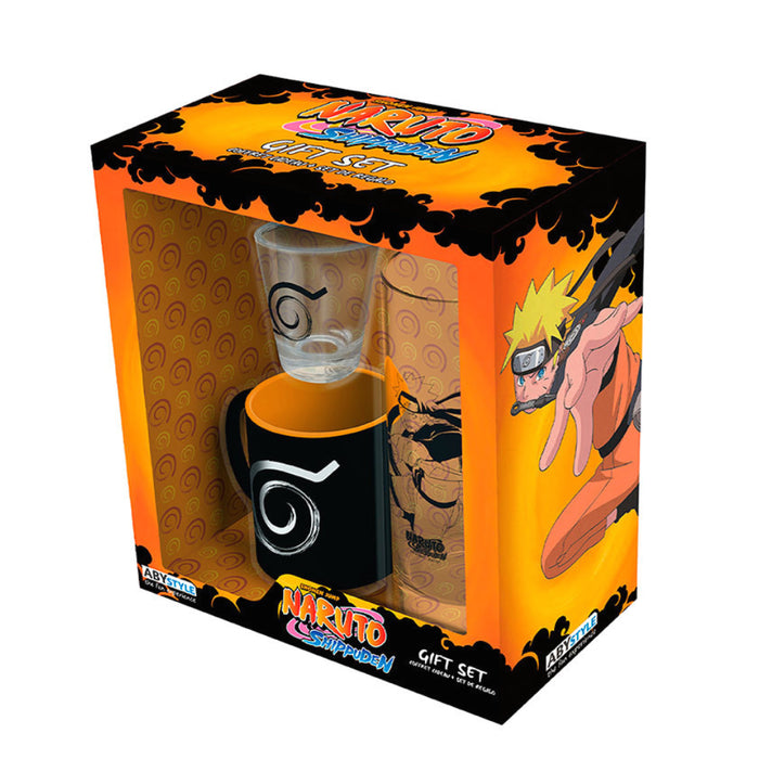 Set Cadou Naruto Shippuden - Pahare + Cana Espresso