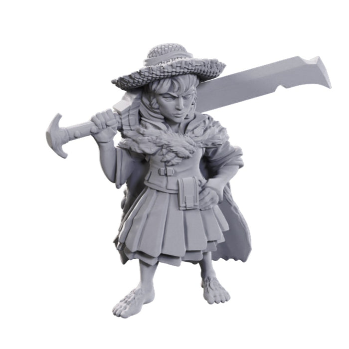 Miniatura Nepictata WizKids Deep Cuts - Female Halfling Magus Low-Level