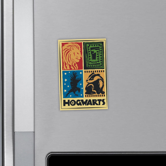 Magnet Standard Harry Potter - Hogwarts 4 Houses