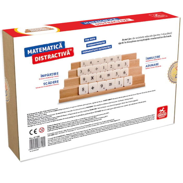 Matematica distractiva, joc educativ, limba romana