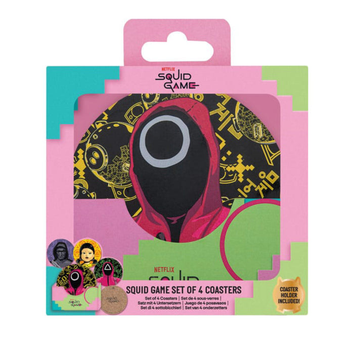 Set 4 Suporturi Pahare Squid Game