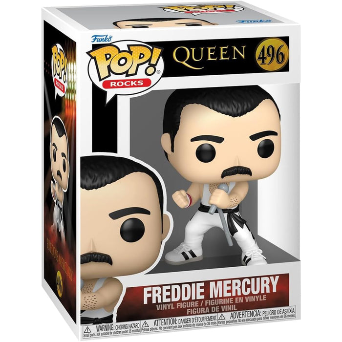 Figurina Funko POP! Rocks Queen - Freddie Mercury (white singlet)
