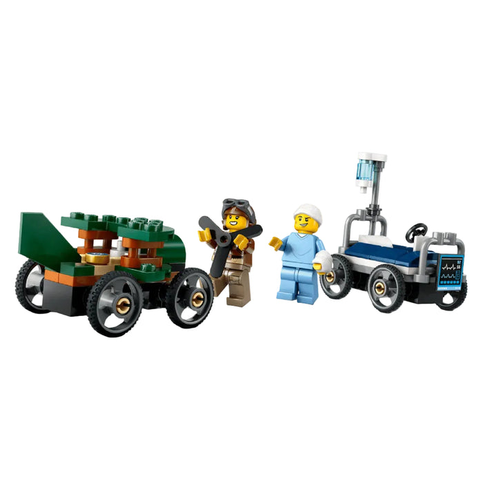Lego City - Pachet de curse Avion vs. pat de spital (60459)