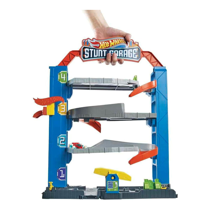 Set Joaca Hot Wheels - Garajul cu Cascadorii