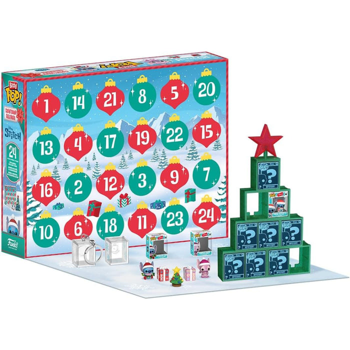 Set Mini Figurine Funko Bitty Pop Countdown Calendar - Stitch Holiday