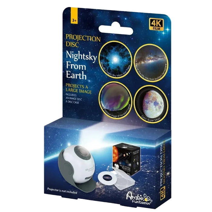 Set de 4 discuri de proiectie - Cerul noptii vazut de pe Pamant