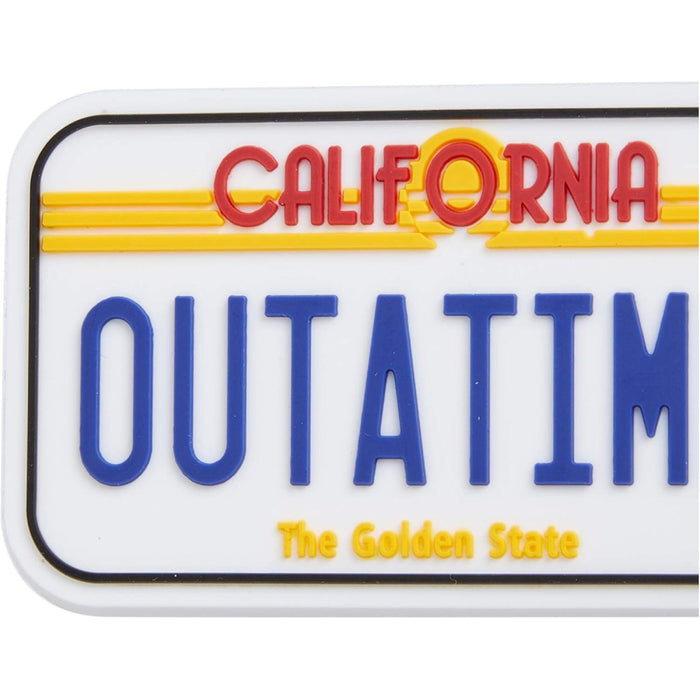 Breloc de cauciuc Back to the Future - License Plate 6 cm