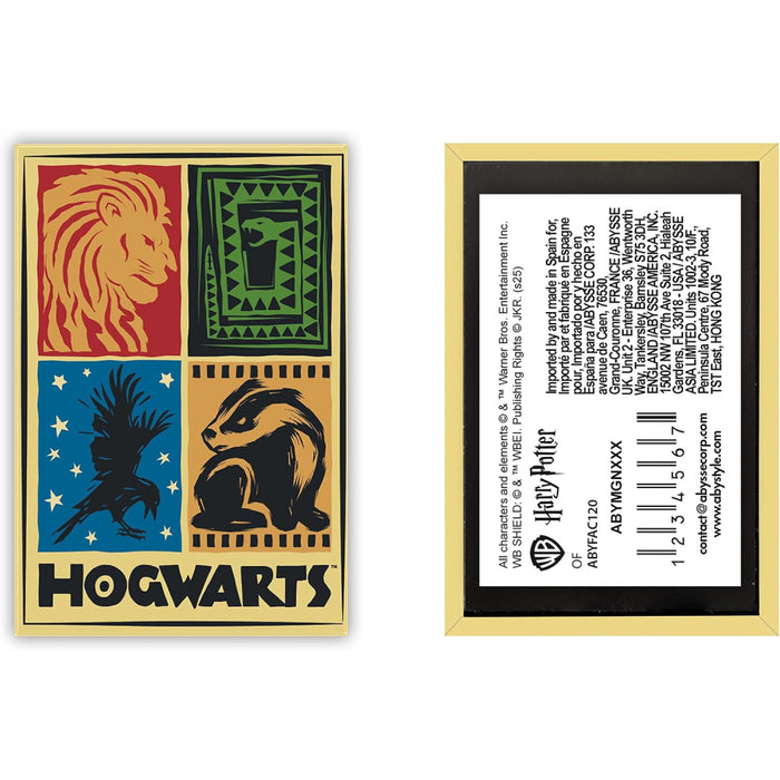 Magnet Standard Harry Potter - Hogwarts 4 Houses