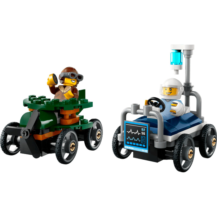 Lego City - Pachet de curse Avion vs. pat de spital (60459)