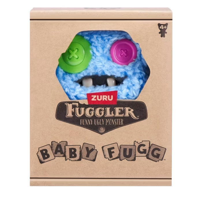 Figurina de plus Fuggler - 9 cm - Bebe ciudatei, S4 SaBQuoosh - Blue