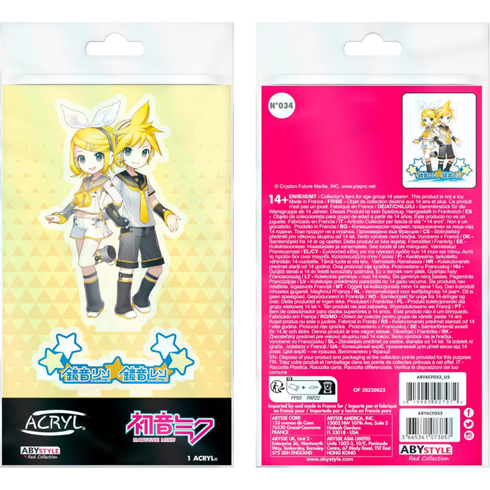 Figurina Acrilica Hatsune Miku - Kagamine Rin & Len