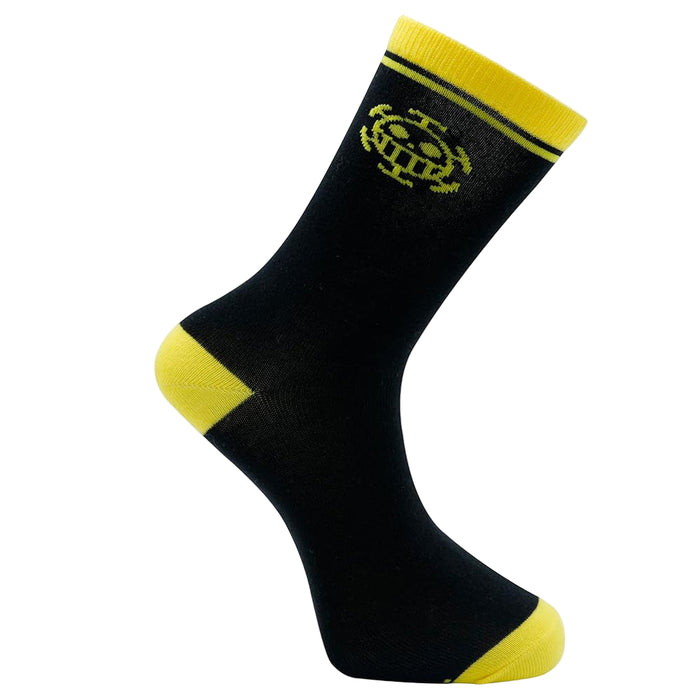 Sosete One Piece - Black & Yellow - Trafalgar Law