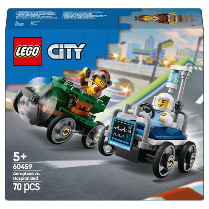 Lego City - Pachet de curse Avion vs. pat de spital (60459)