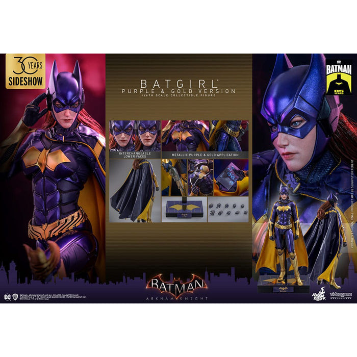 Precomanda Figurina Articulata Batman Arkham Knight Videogame Masterpiece 1/6 - Batgirl (Purple and Gold Version) Exclusive 30 cm