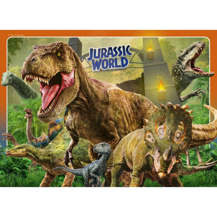 Puzzle Bumper Pack - Jurassic World 4x100