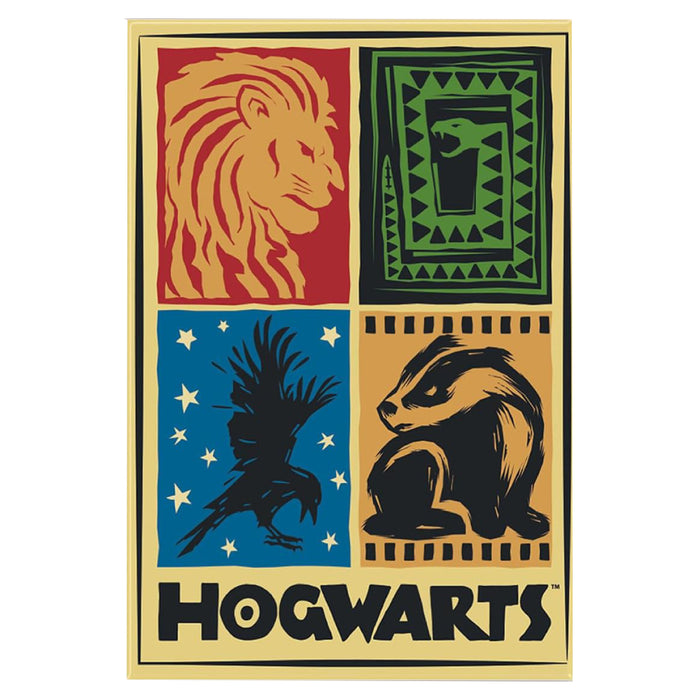 Magnet Standard Harry Potter - Hogwarts 4 Houses