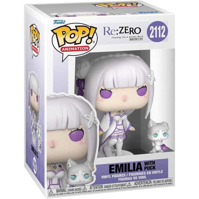 Figurina Funko POP!&Buddy Animation Re:Zero - Emilia with Puck