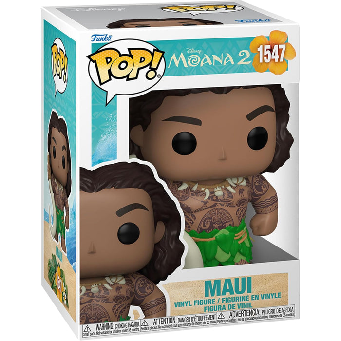 Figurina Funko POP! & Buddy Moana 2 - Maui with Fish Hook