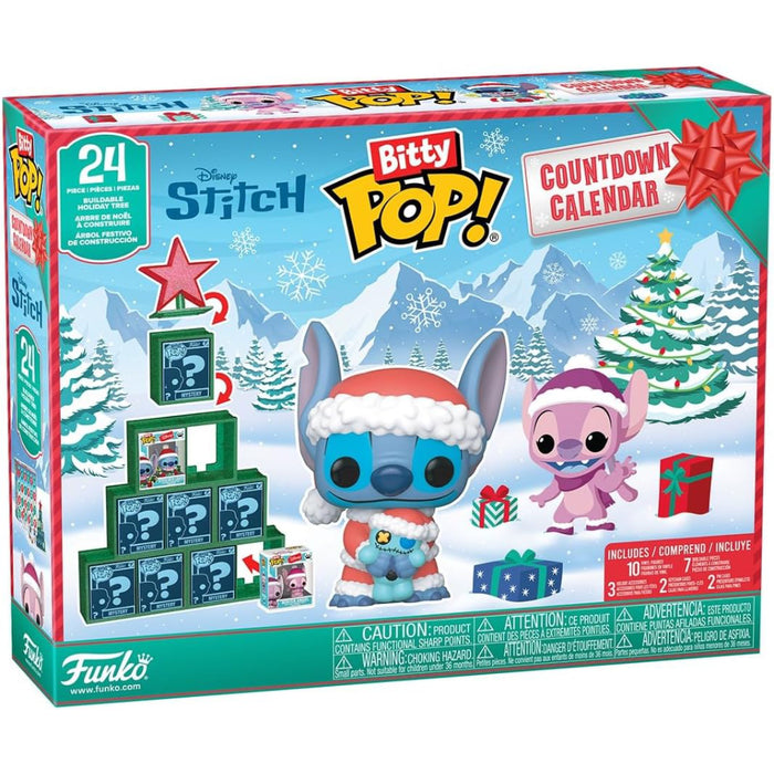 Set Mini Figurine Funko Bitty Pop Countdown Calendar - Stitch Holiday