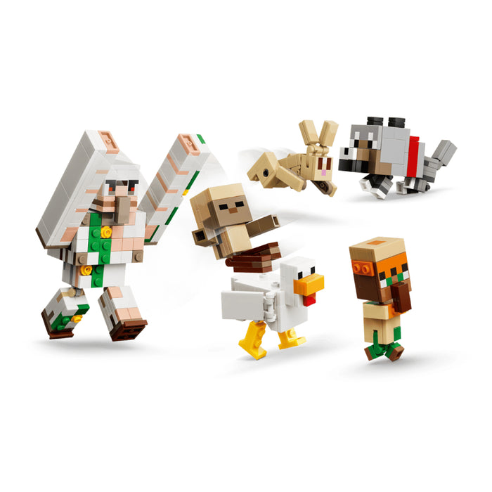 Lego Minecraft - Atac in desert cu un jocheu de gaini (21592)