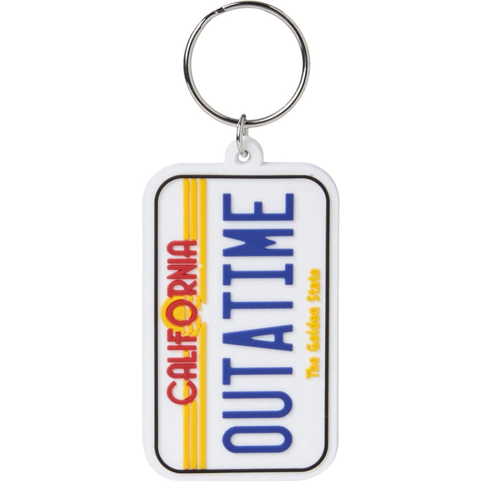 Breloc de cauciuc Back to the Future - License Plate 6 cm