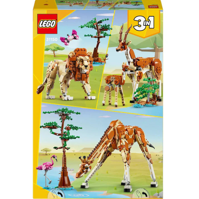 Lego Creator 3in1 Animale Salbatice din Safari 31150