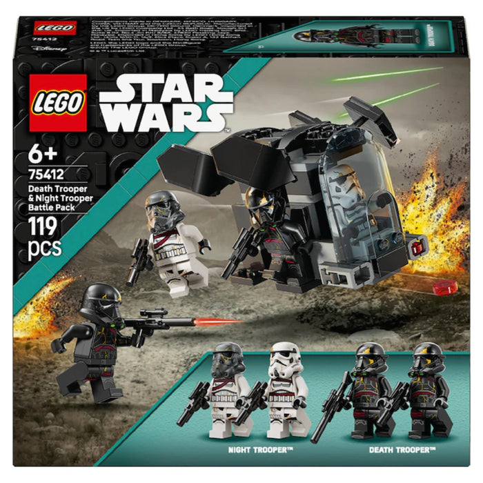 Lego Star Wars - Pachet de lupta Soldati ai mortii si soldati ai noptii (75412)