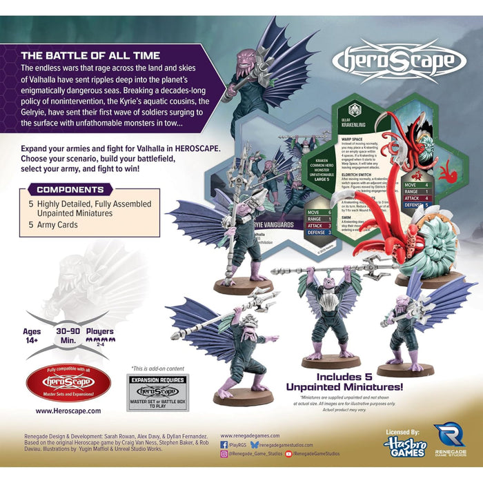 Heroscape - Krakenling and Gelryie Vanguards Army Expansion