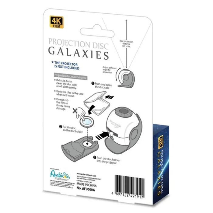 Set de 4 discuri de proiectie - Galaxii