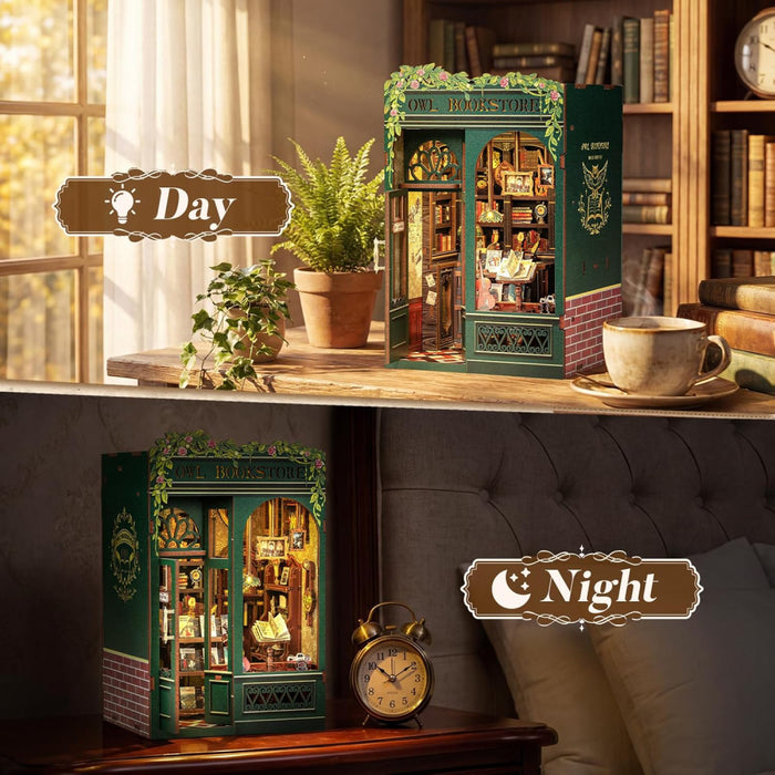 Set de Constructie CuteBee - Book Nook - Owl Bookstore