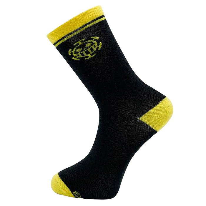 Sosete One Piece - Black & Yellow - Trafalgar Law