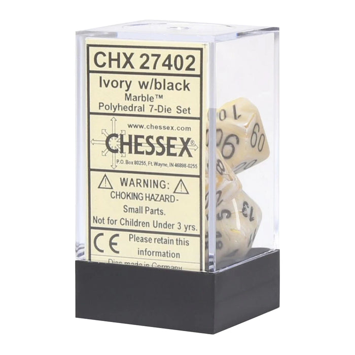 Set 7 Zaruri Chessex Marble