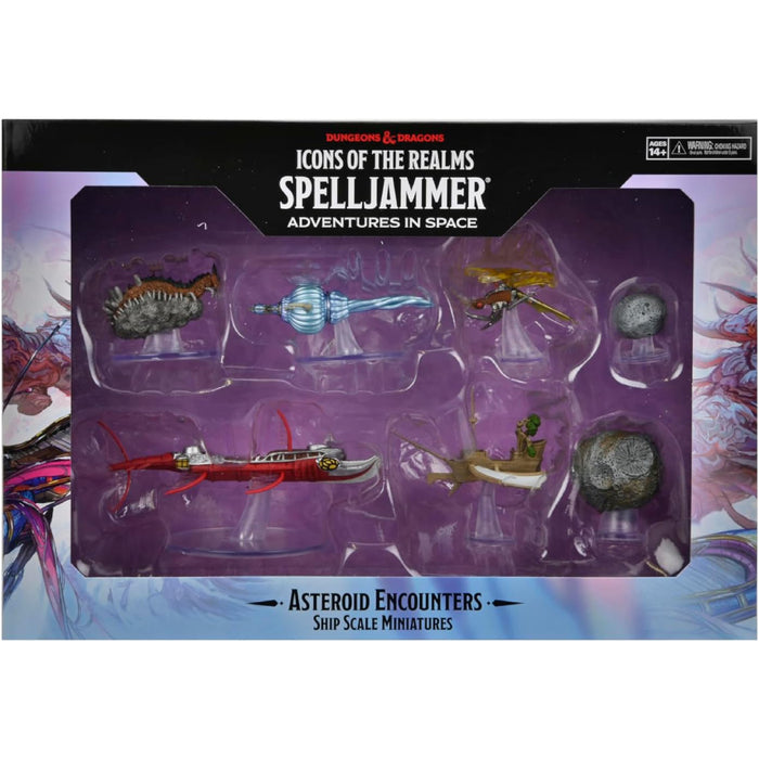 Miniaturi D&D Icons of the Realms Ship Scale - Asteroid Encounters