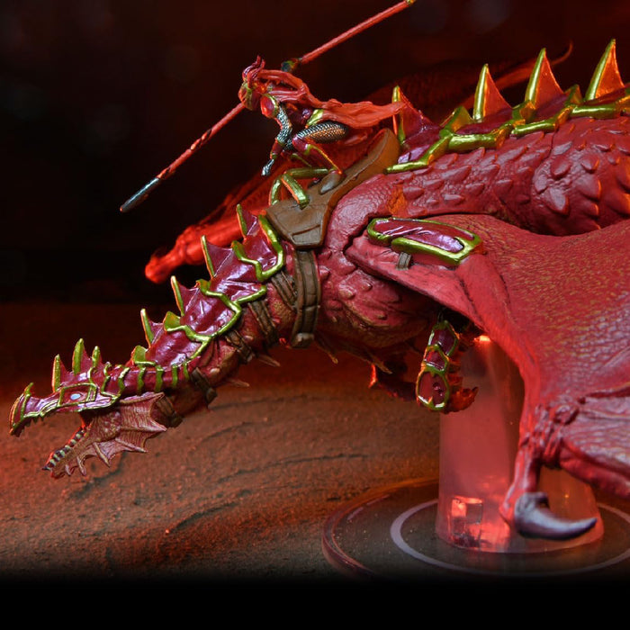 Miniatura D&D Icons of the Realms Dragonlance - Red Ruin & Red Dragonnel (Set 25)