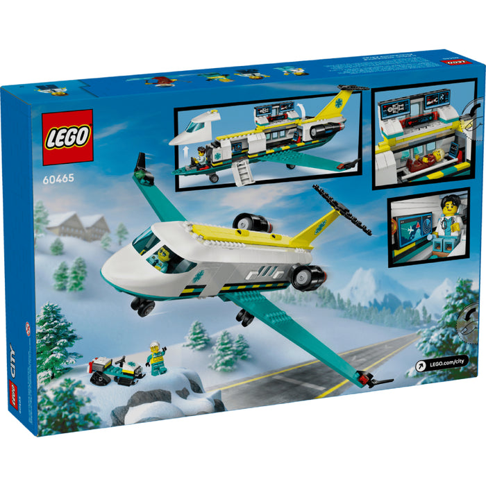 Lego City - Avion-ambulanta pentru urgente (60465)