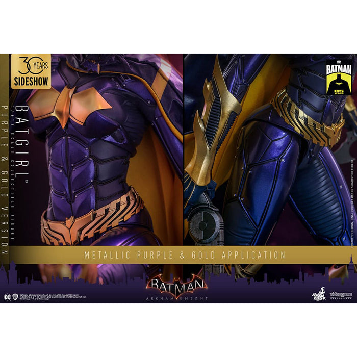 Precomanda Figurina Articulata Batman Arkham Knight Videogame Masterpiece 1/6 - Batgirl (Purple and Gold Version) Exclusive 30 cm