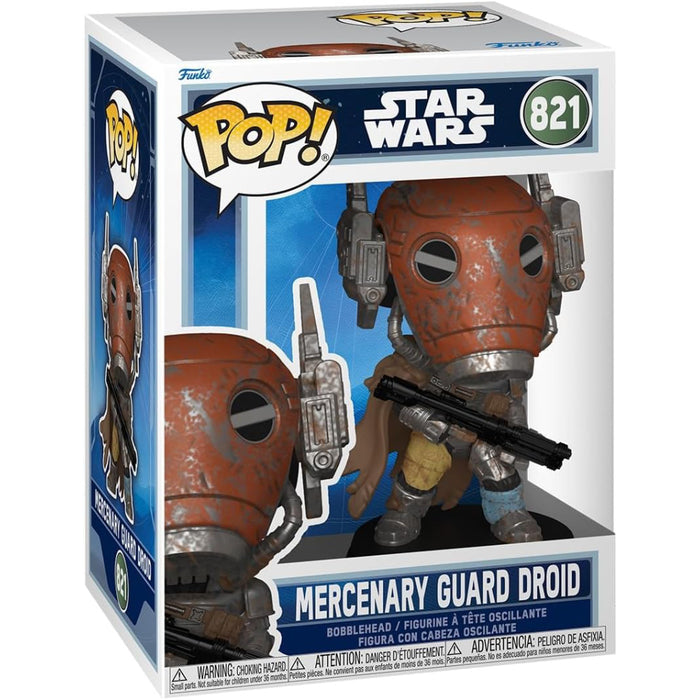 Figurina Funko POP! Bobblehead Star Wars The Mandalorian and Grogu - Mercenary Guard Droid