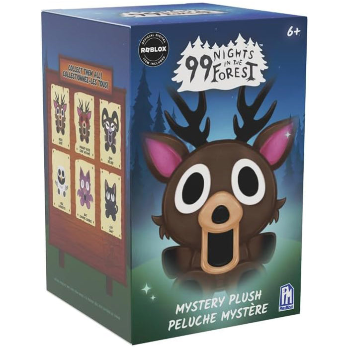 Figurina de plus ascunsa in cutie 99 Nights in the Forest, diverse personaje