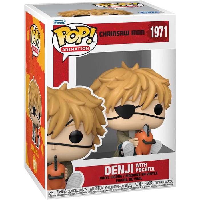 Figurina Funko Pop Animation Chainsaw Man - Denji & Pochita