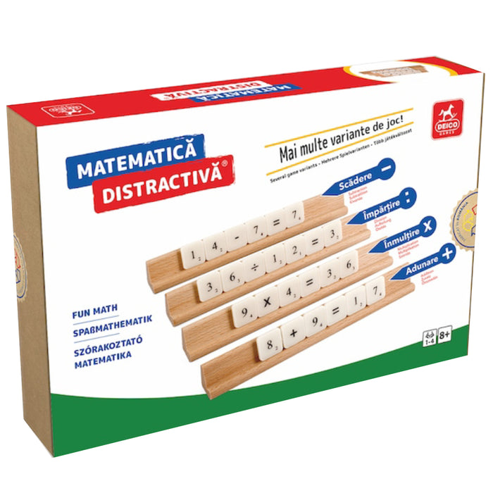 Matematica distractiva, joc educativ, limba romana