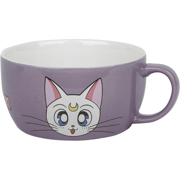 Set Mic Dejun Sailor Moon - Cana + Bol - Luna & Artemis