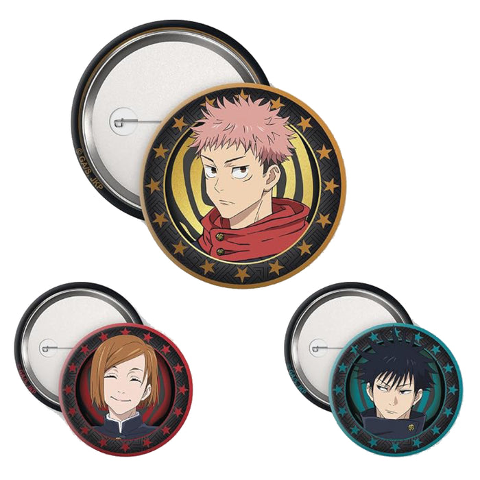 Set Insigne Jujutsu Kaisen - Yuji, Megumi & Nobara