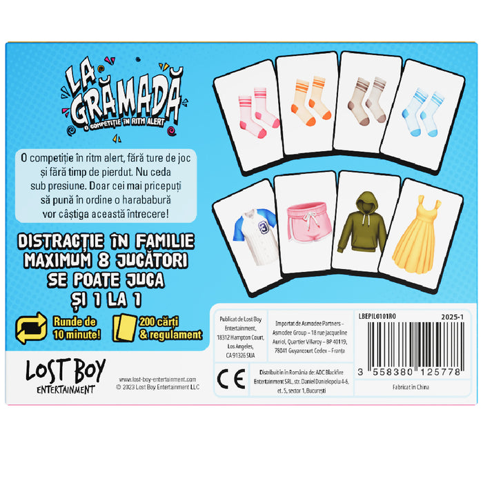 Joc de societate La gramada, limba romana