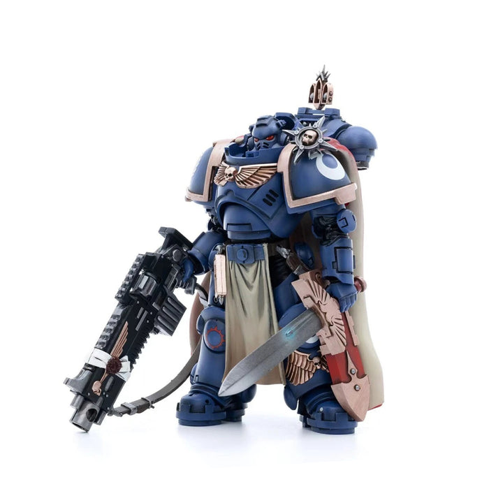 Figurina Articulata Warhammer 40k - 1/18 Ultramarines Captain with Master-Crafted Heavy Bolt Rifle 12 cm