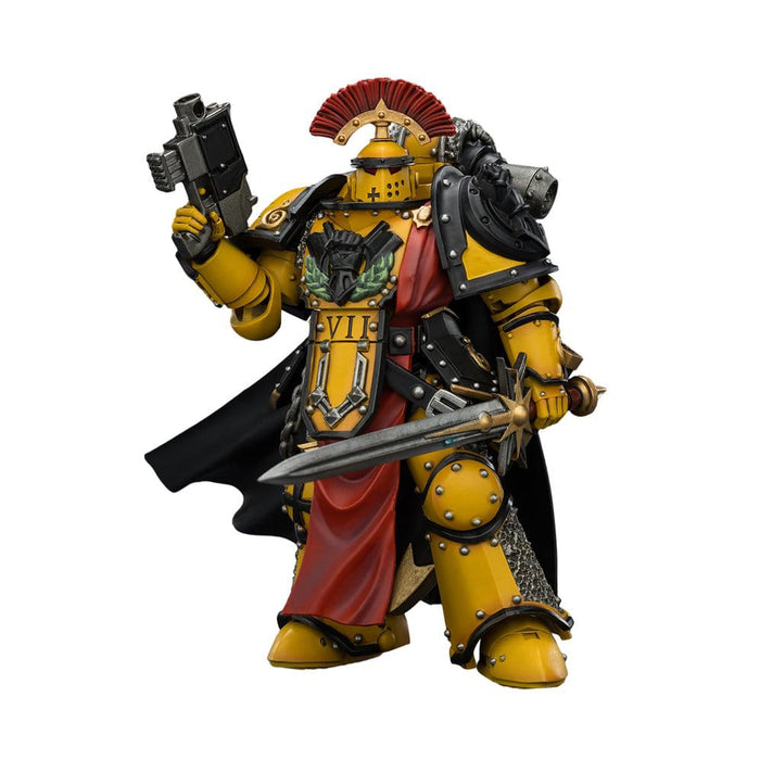 Figurina Articulata Warhammer - Imperial Fists Legion Praetor in Mk III Armour 13 cm