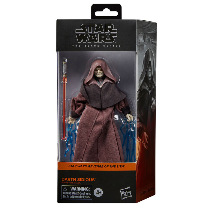 Figurina Articulata Star Wars Episode III Black Series Darth Sidious 15 cm