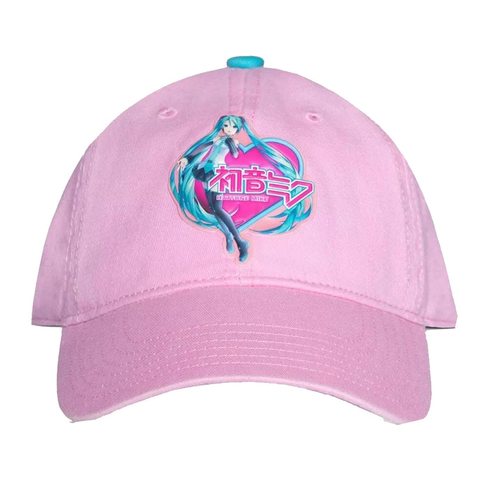 Sapca Ajustabila Hatsune Miku Curved Bill Cap Pink